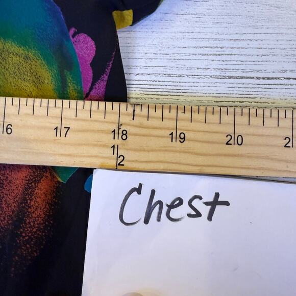 VTG Hot stuff Y2K small black floral tie crop women blouse Fairycore whimsygoth - Picture 5 of 8